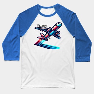 Airplane Baseball T-Shirt